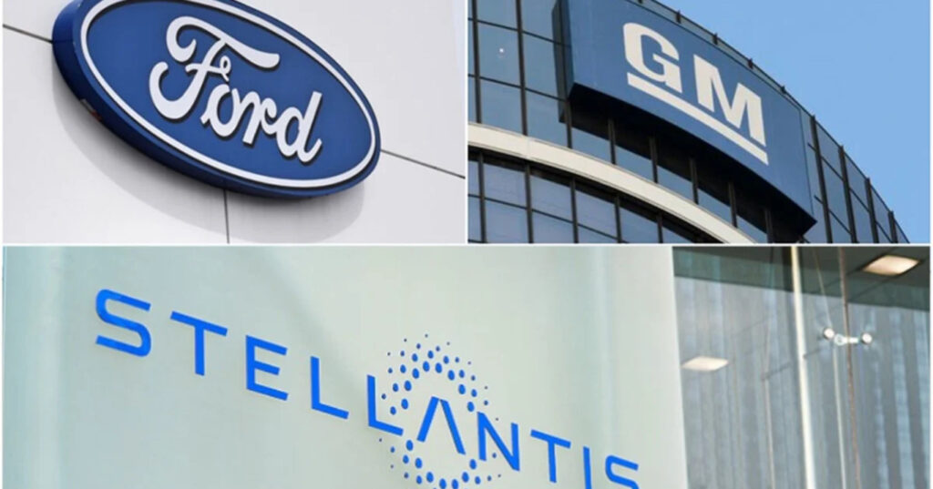 General Motors Stellantis Ford (логотипи)