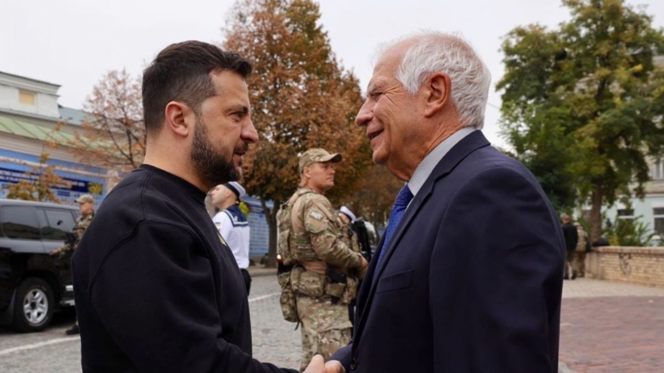 Жозеп Боррель і Володимир Зеленський