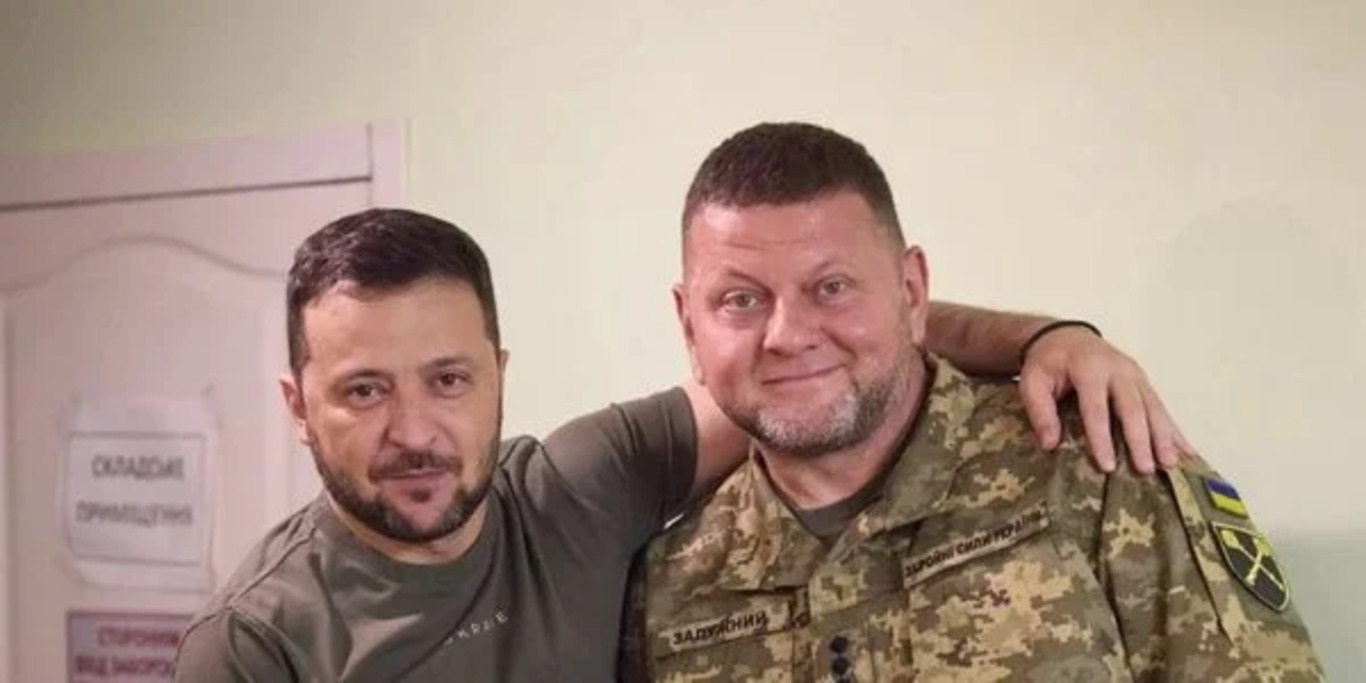 Володимир Зеленський та Валерій Залужний