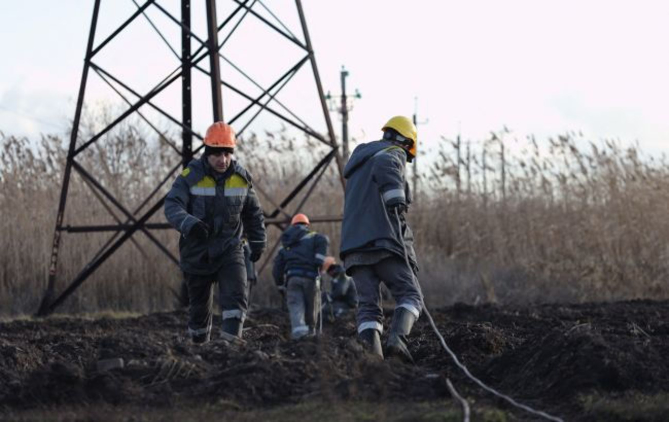 ремонтні роботи на ЛЕП