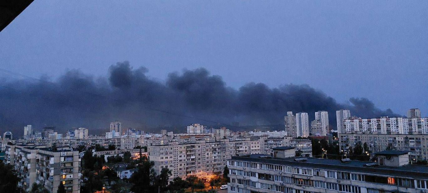 наслідки ракетної атаки у Києві