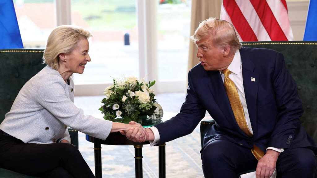 Урсула фон дер Ляйен та Трамп