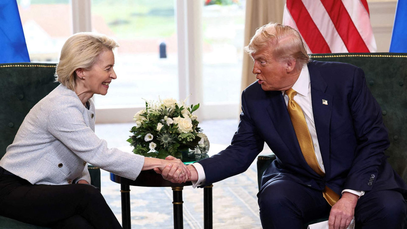 Урсула фон дер Ляйен та Трамп