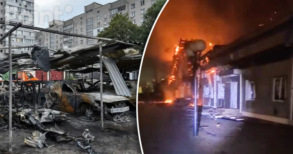 наслідки ракетної атаки