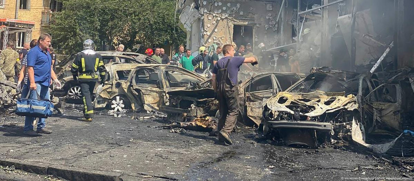 наслідки ракетної атаки