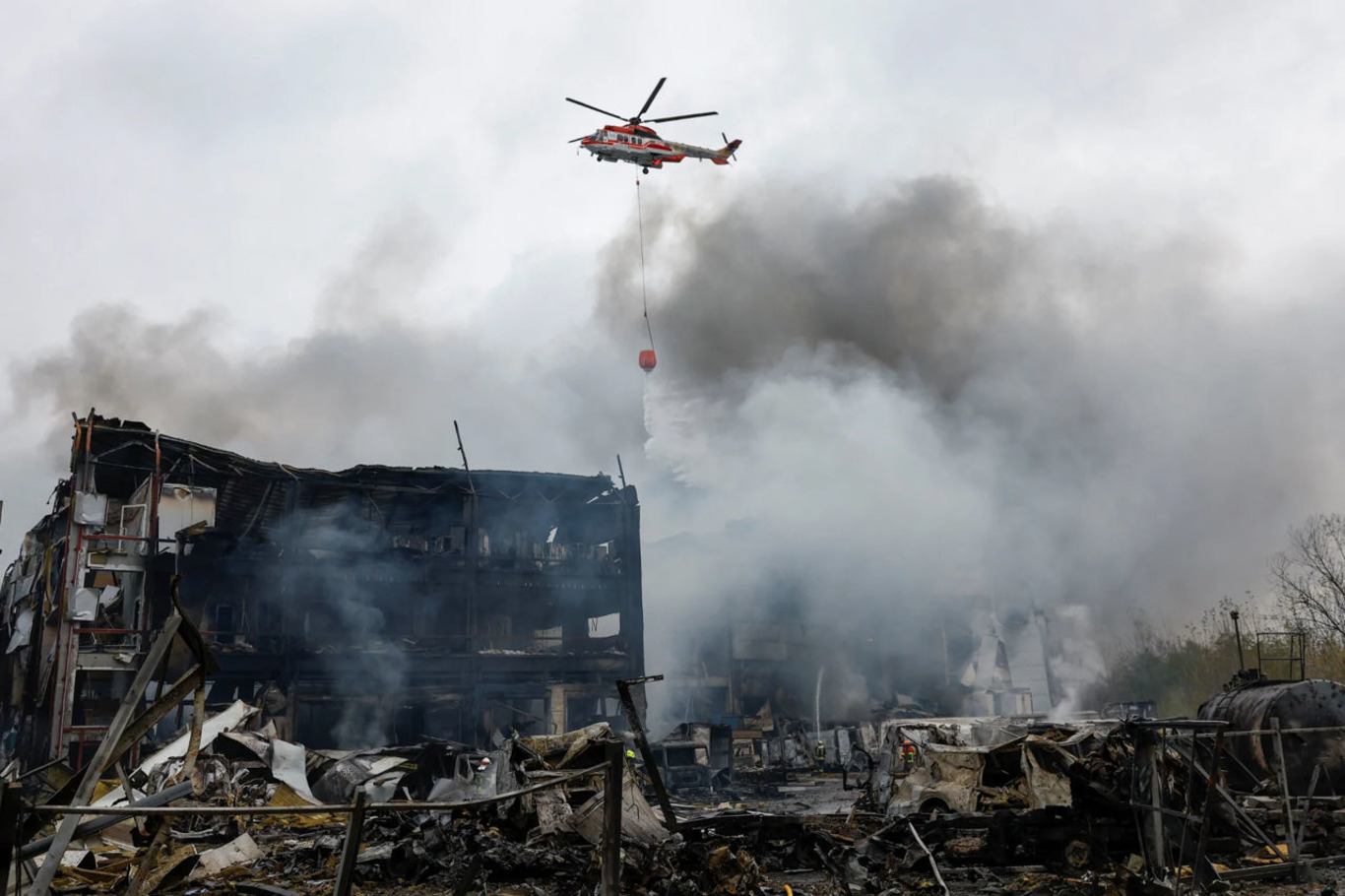 наслідки ракетної атаки