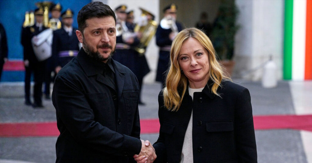 Зеленський і прем'єр Італії