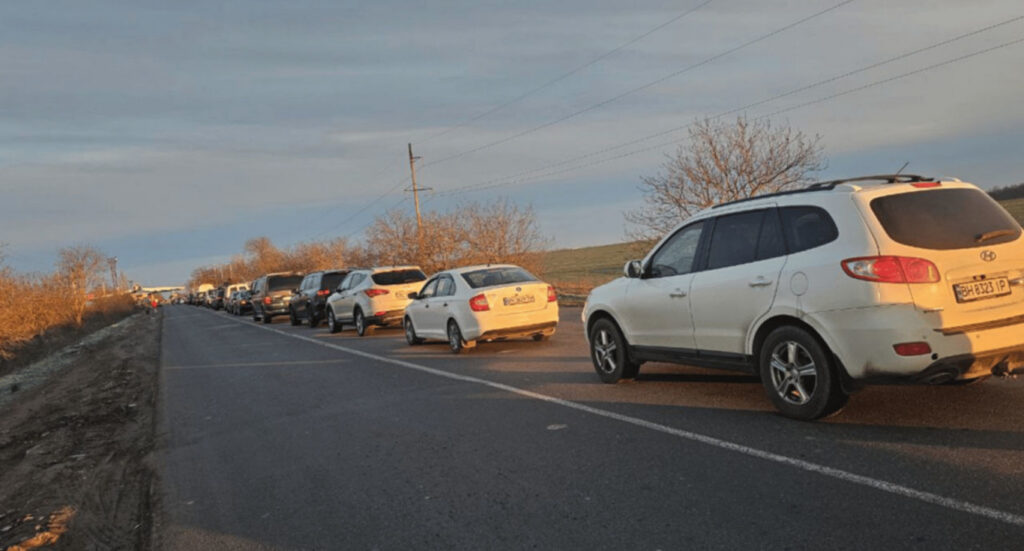 затор на трасі в Одещині