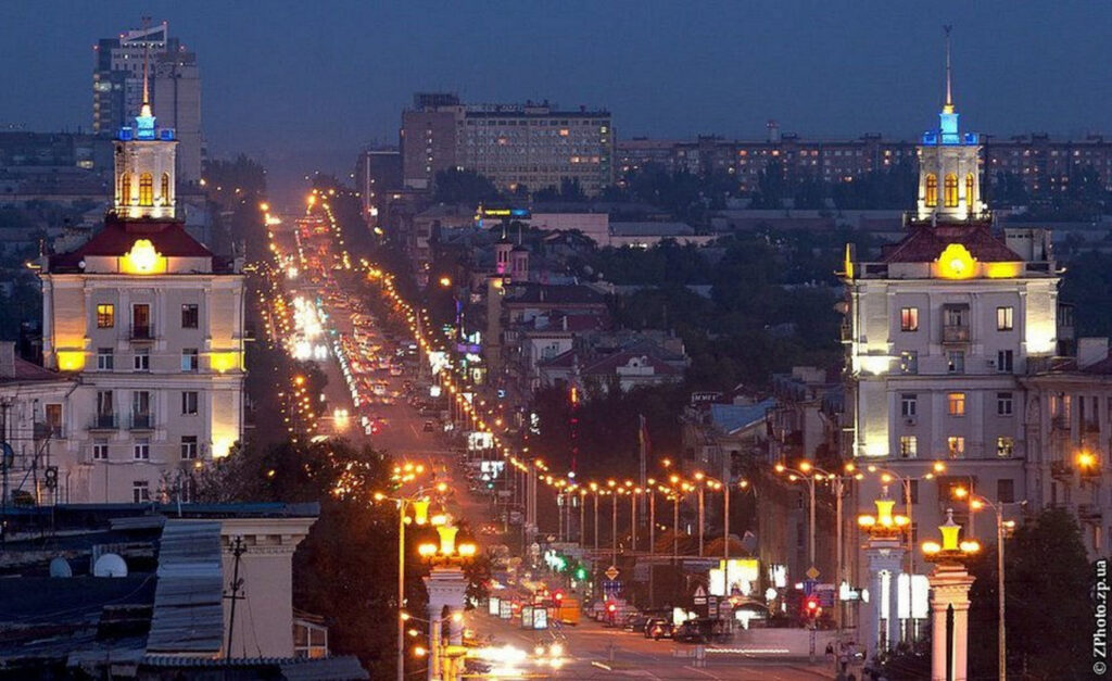 панорама міста Запоріжжя