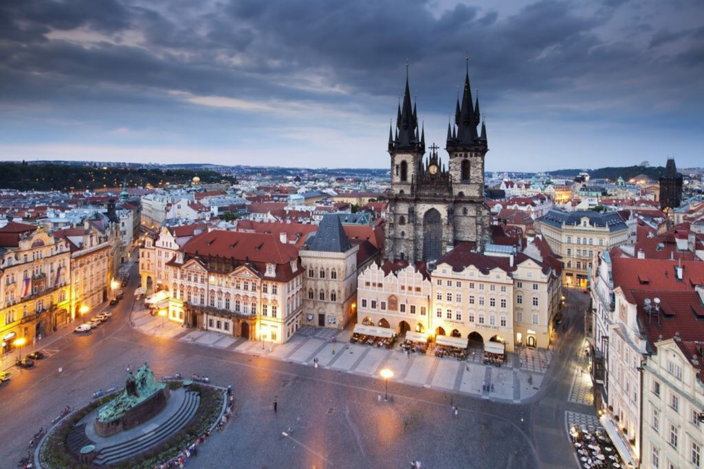 панорама Праги