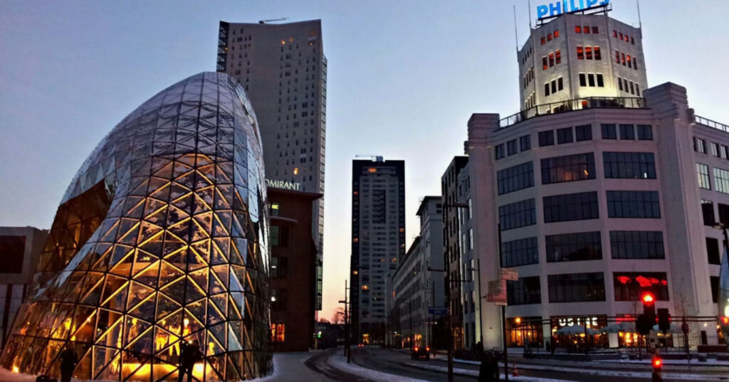 панорама європейського міста