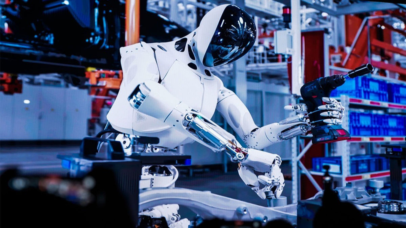 робот на заводі