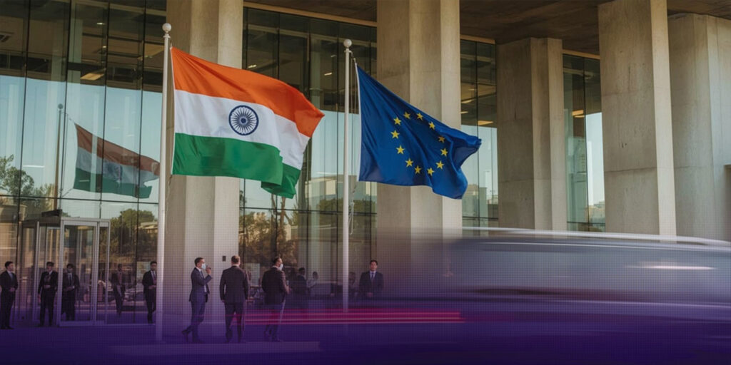 прапори Індії та ЄС