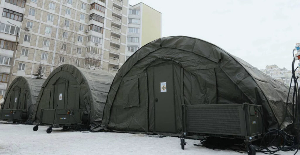 палатки обігріву