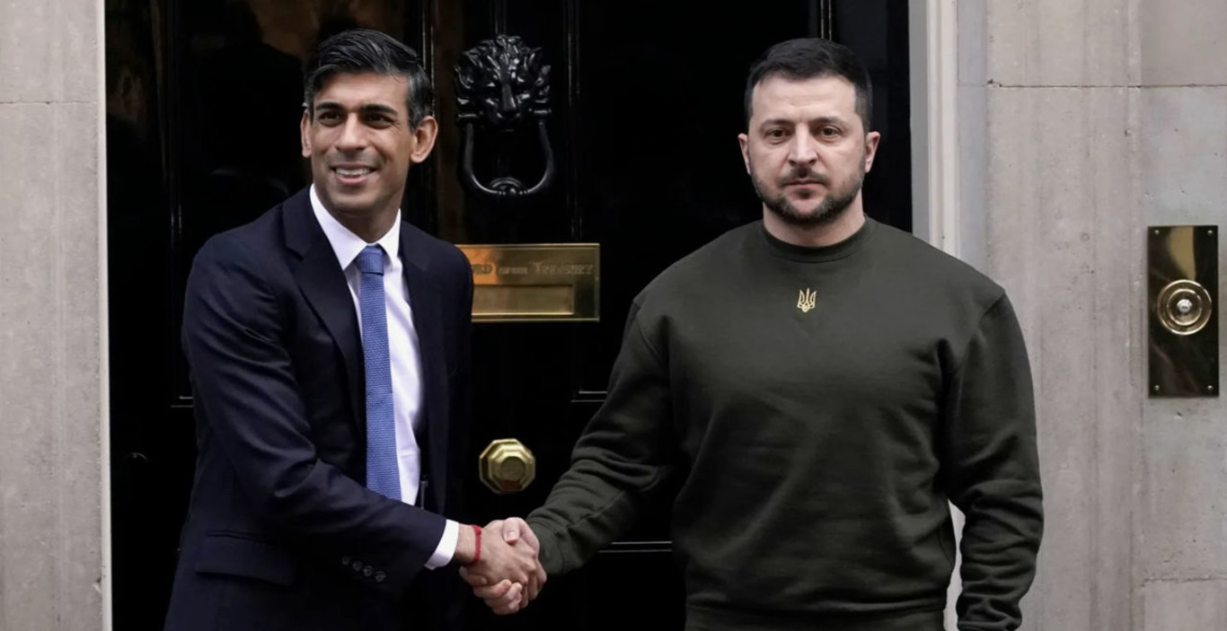 Зеленський і Ріші Сунак