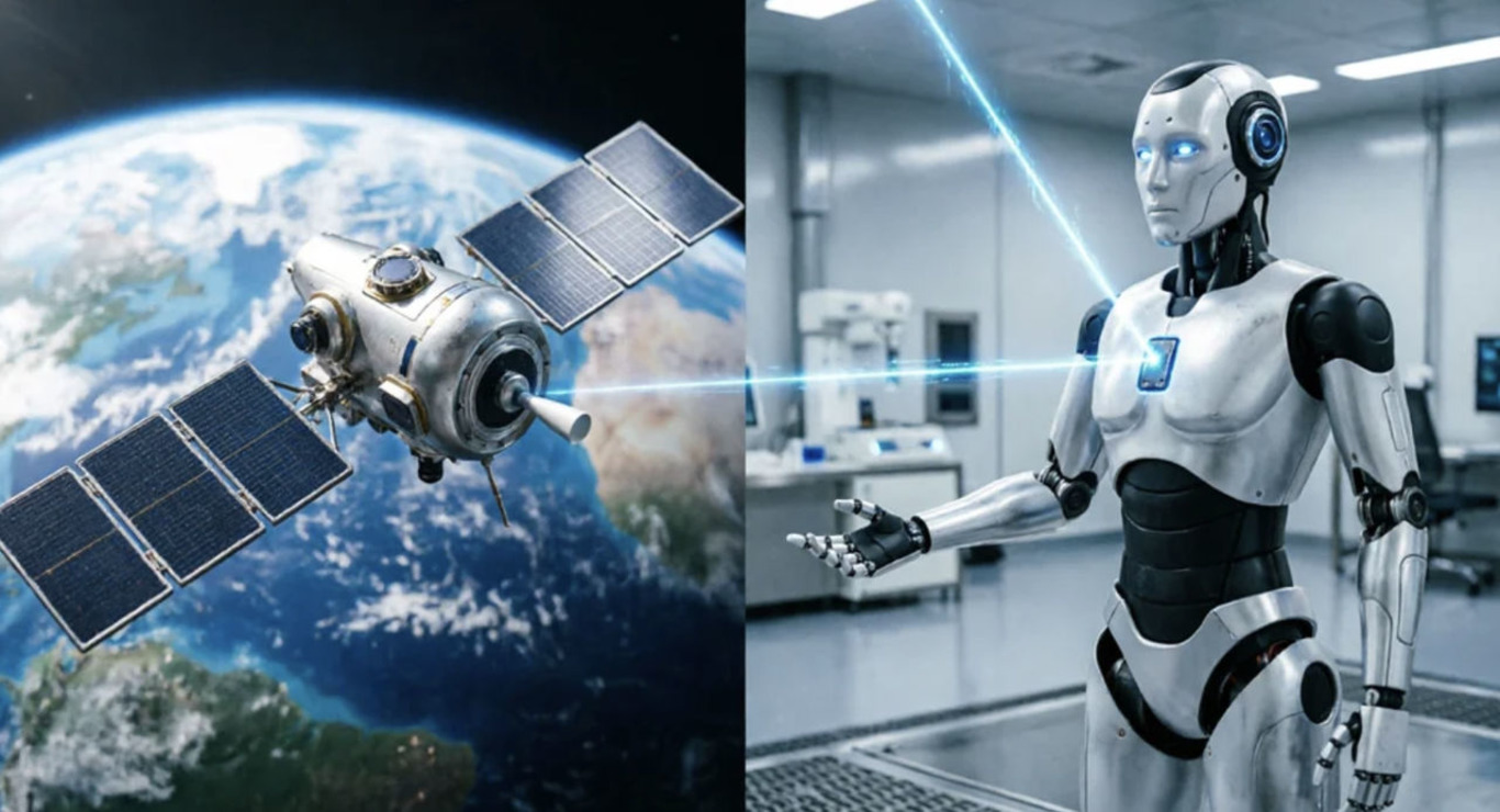 супутник та робот