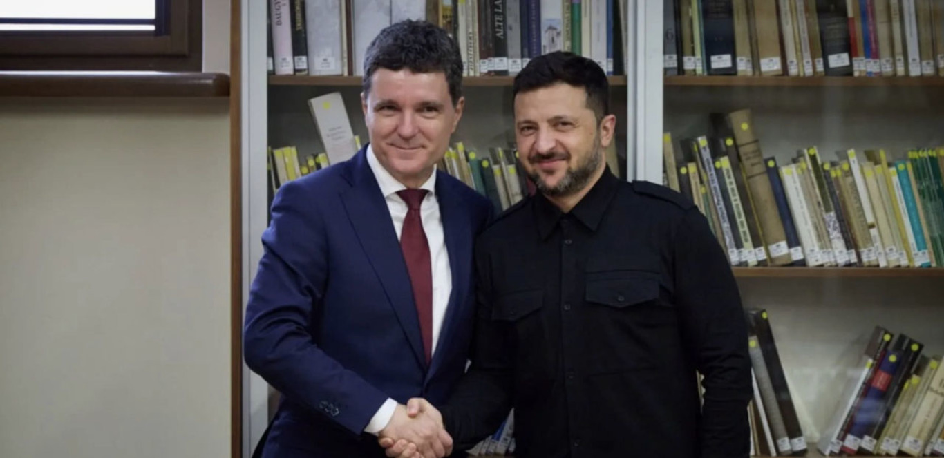 президент Румунії та Зеленський