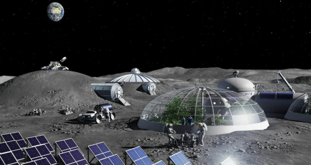космічна база на Місяці