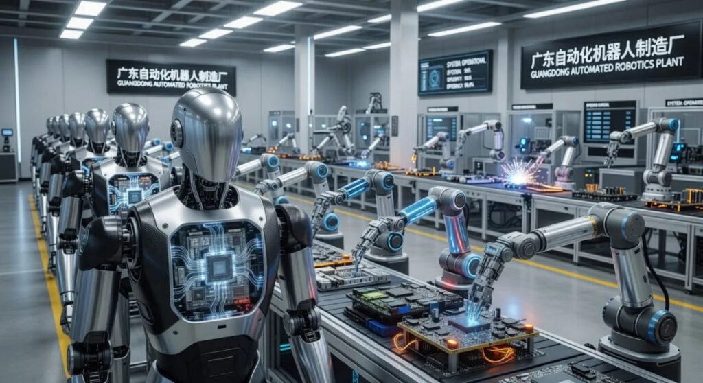 цех з виробництва роботів