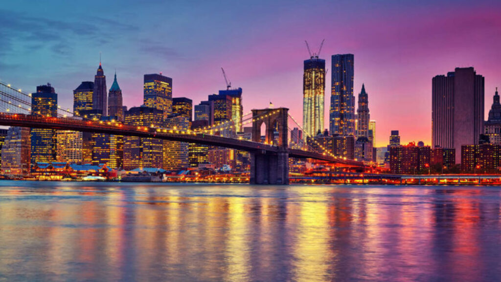 панорама Нбю-Йорка