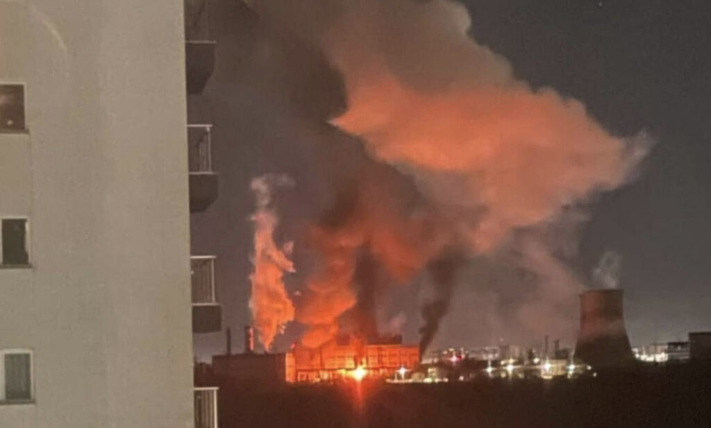 пожежа у ТЕЦ в Бухаресті
