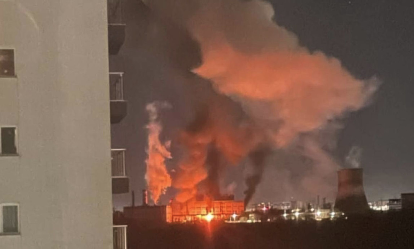 пожежа у ТЕЦ в Бухаресті