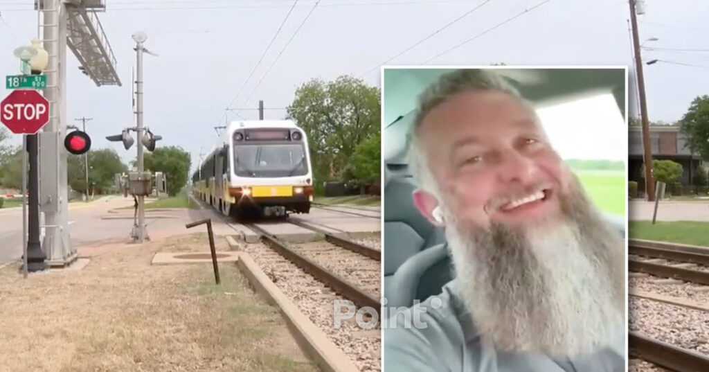 чоловік і поїзд