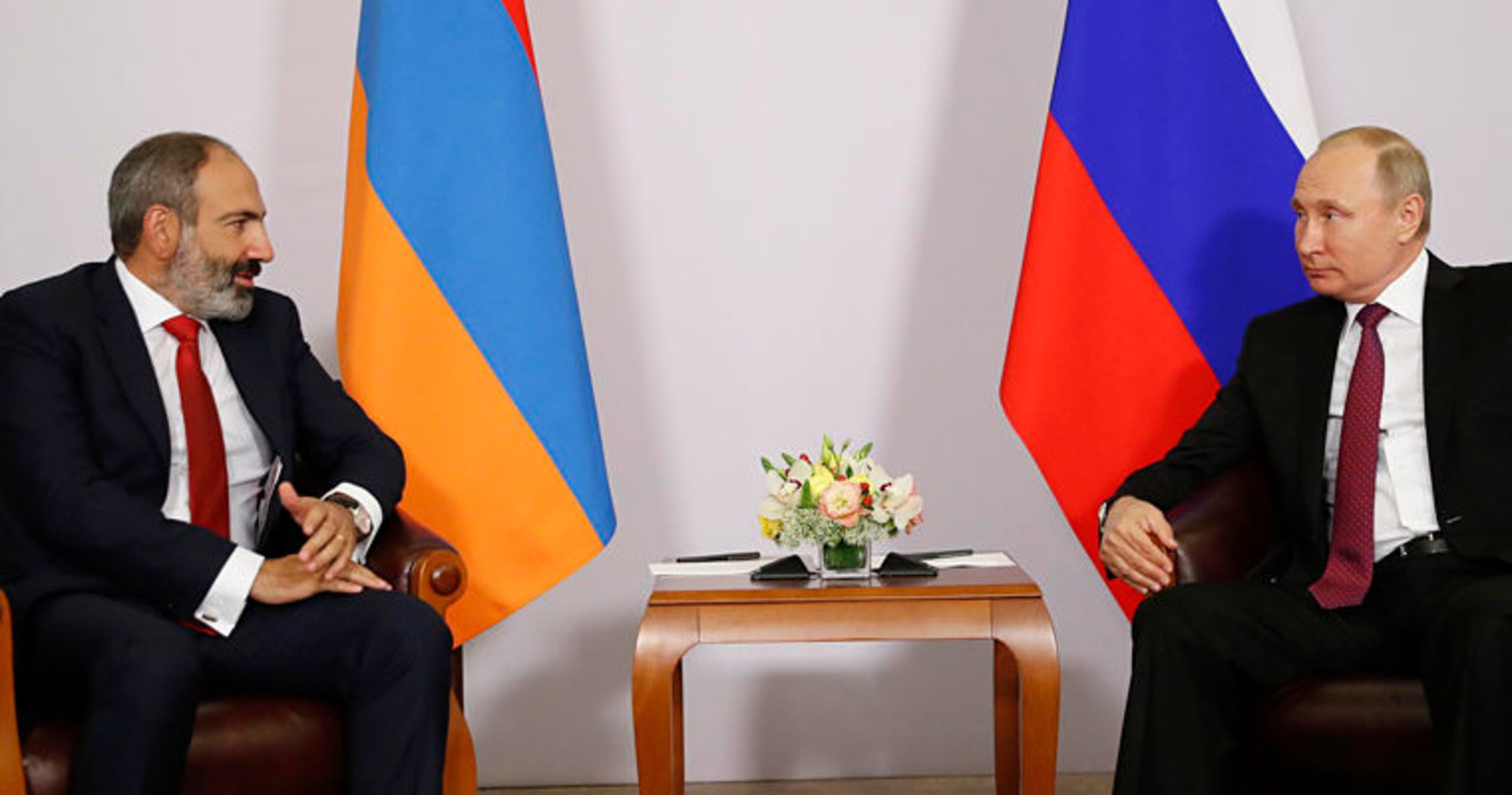 прем'єр Вірменії Нікол Пашинян і Путін