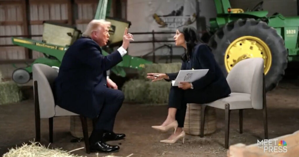 Трамп і журналістка