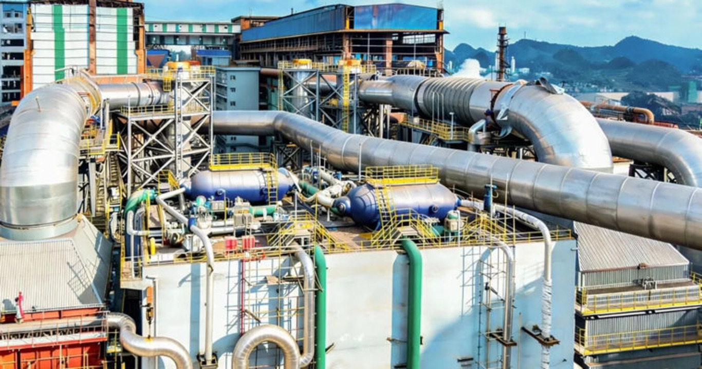 газовидобувна станція у Китаї