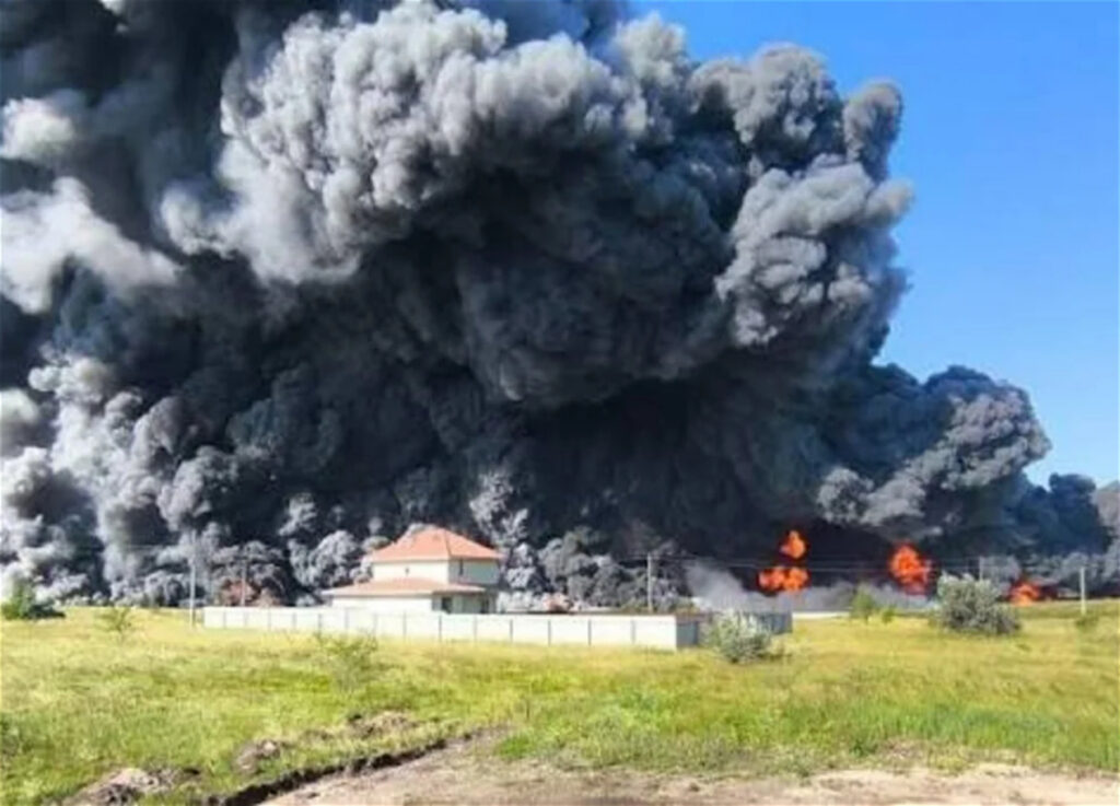 дим від пожежі