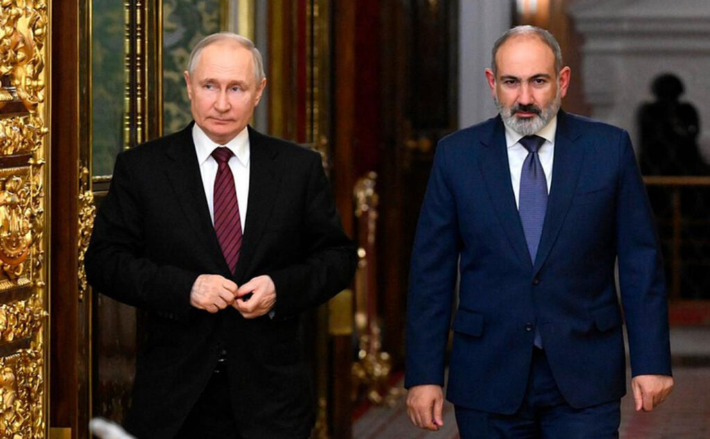 Путін і Нікол Пашинян