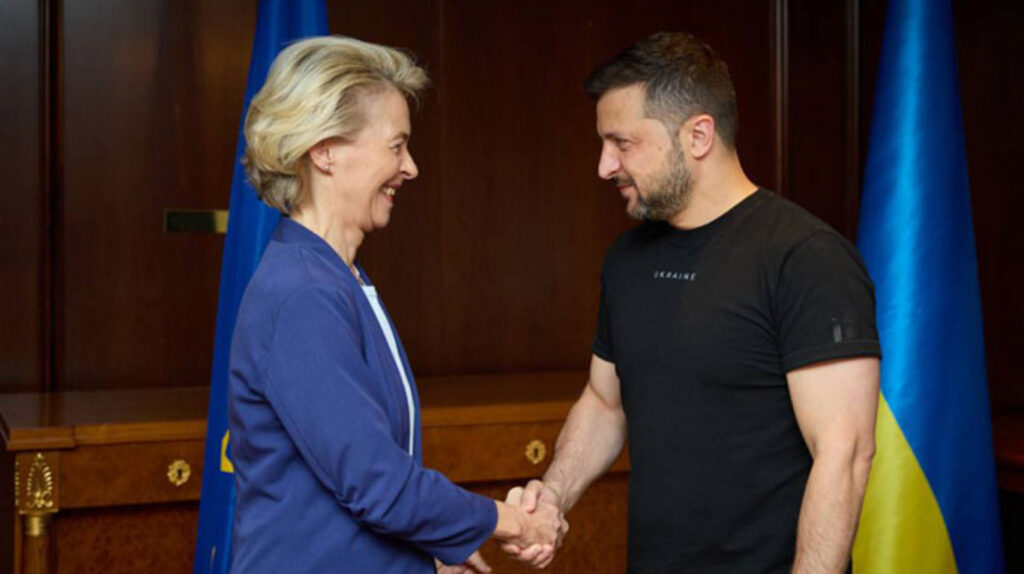 Урсула фон дер Ляйен та Зеленський