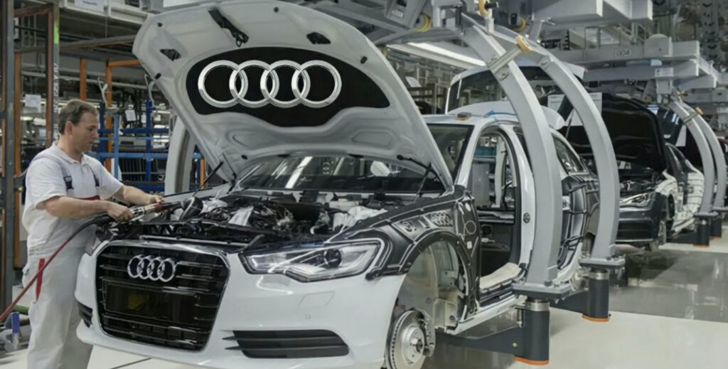 цех зібрки автомобілей Audi